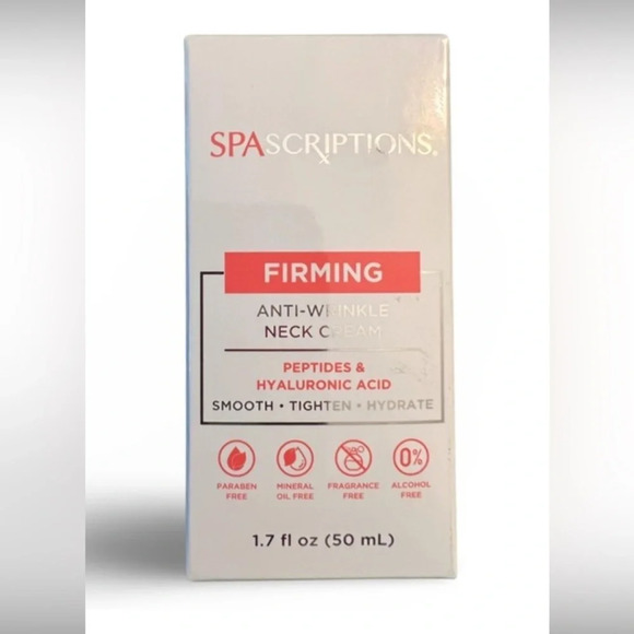 Spascriptions Firming Anti-Wrinkle Neck Cream Peptides & Hyaluronic Acid1.7fl oz - Picture 4 of 4